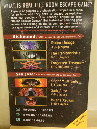 Amusement Center «OMESCAPE», reviews and photos, 5327 Jacuzzi St #3h, Richmond, CA 94804, USA