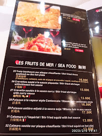 Restaurant chinois à emporter Le Mandarin 大華飯店 à Marseille (la carte)