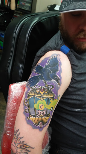 Explore leg tattoo ideas small, creative tattoo ideas in Lake Jackson, available at Seven Souls Tattoo Studio