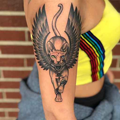 Explore memorial tattoo ideas for men, creative tattoo ideas in Lockport, available at Archer Ink Tattoo