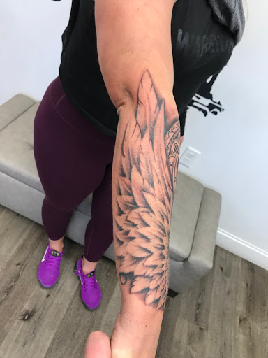 Explore tattoo sleeve skull ideas, creative tattoo ideas in Harrisburg, available at Capital Tattoo Company