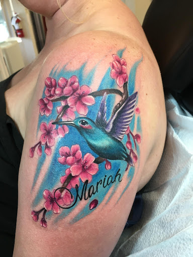 Explore dancing tattoo ideas, creative tattoo ideas in Worcester, available at Hourglass Ink Tattoo Studio