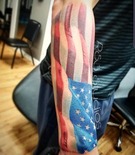 Explore mens outdoors tattoo ideas, creative tattoo ideas in Houston, available at RS3 Studios