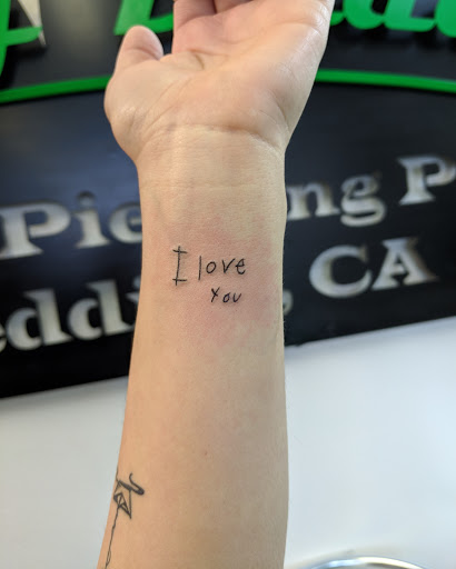 Explore fire fighter tattoo ideas, creative tattoo ideas in Redding, available at Caddy Daddys