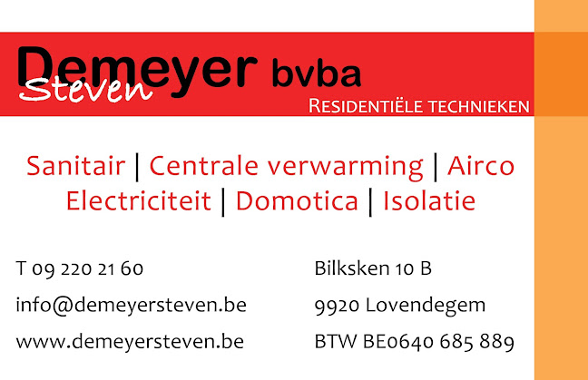 Beoordelingen van Demeyer Steven in Vilvoorde - HVAC-installateur