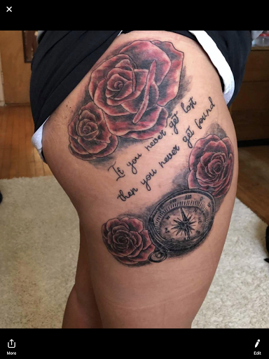 Explore tattoo stencil ideas, creative tattoo ideas in Frankfort, available at Ambitious ink