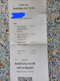 Menu du Ristorante Buonissimo à Asbach-Bäumenheim