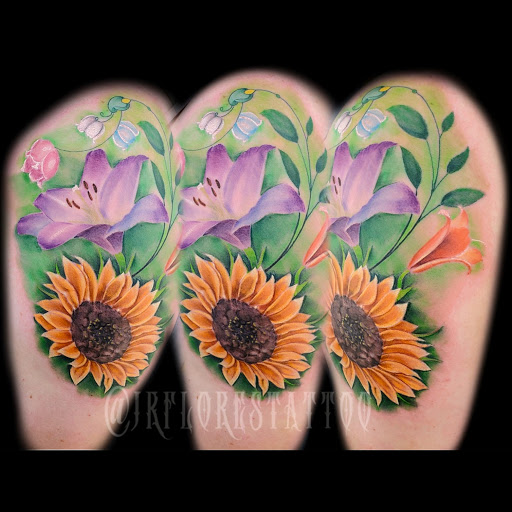 Explore back of ear tattoo ideas, creative tattoo ideas in Caldwell, available at Blue Ring Studio Tattoo & Piercing