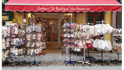 La boutique des souvenirs à Barcelonnette