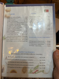 Carte du Restaurante Nova Mesquita à Silves