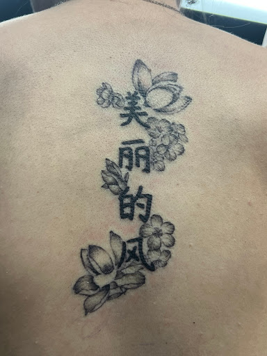 Explore foot print tattoo ideas, creative tattoo ideas in Edison, available at Rorschach Gallery
