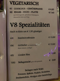 American-Dream-V8 à Lindenberg im Allgäu menu