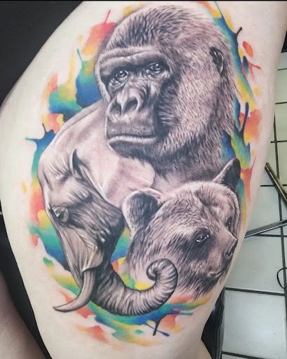 Explore cute bat tattoo ideas, creative tattoo ideas in Grand Ledge, available at Van Gogh Tattoos