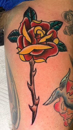 Explore strawberry tattoo ideas, creative tattoo ideas in Scranton, available at Tried N True Tattoo