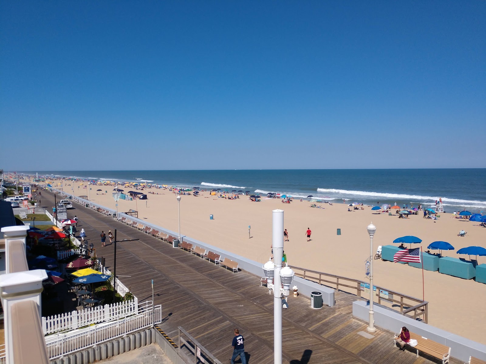 Photo of Ocean City beach with bright sand surface