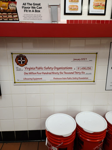 Sandwich Shop «Firehouse Subs», reviews and photos, 47010 Community Plaza #110, Sterling, VA 20164, USA