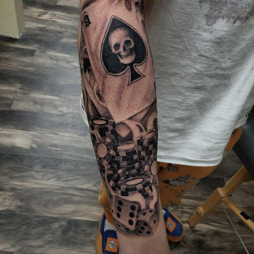 Explore traveler tattoo ideas, creative tattoo ideas in Whitehall, available at Legion Tattoo Gallery