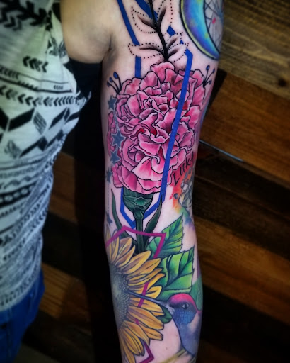 Explore tattoos on face ideas, creative tattoo ideas in Talbott, available at Alpha Tattoo co.