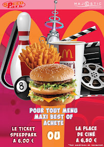 Menu / carte de McDonald's à Compiègne