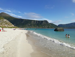Haukland Plajı'in fotoğrafı ve yerleşim