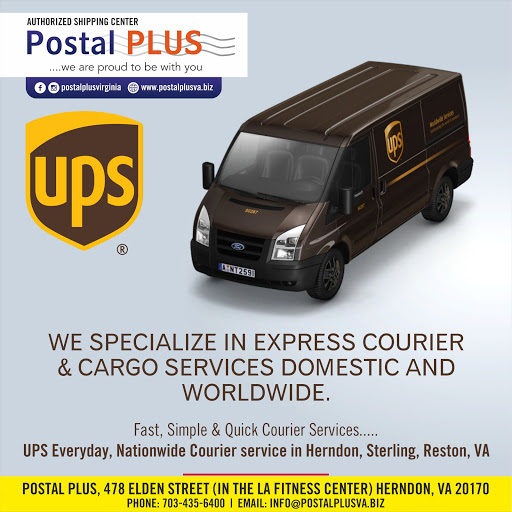 Mailing Service «Postal Plus», reviews and photos, 478 Elden St, Herndon, VA 20170, USA