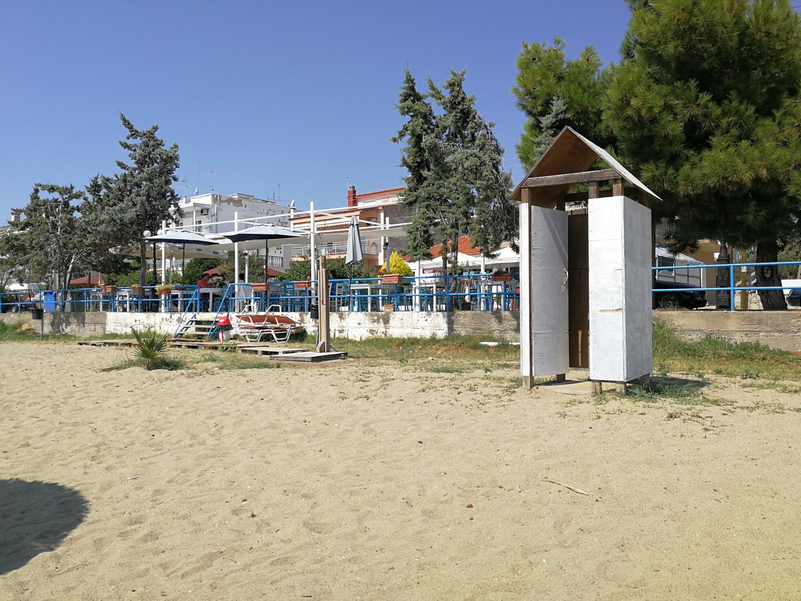 Kalives beach的照片 便利设施区域