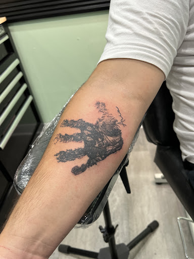 Explore female chest piece tattoo ideas, creative tattoo ideas in Greenfield, available at Garden of Eden Tattoos