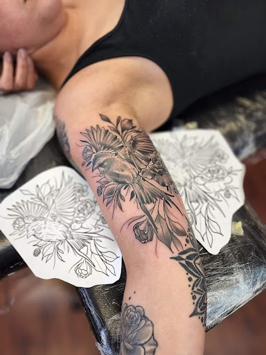 Explore tattoo ideas for hair stylist, creative tattoo ideas in Williamsport, available at Moa Tattoos