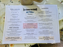 Menu / carte de Forsthaus Butzbach à Butzbach