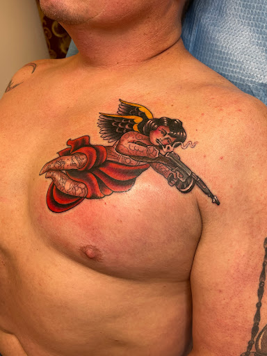 Explore fallout tattoo ideas, creative tattoo ideas in Pine Brook, available at Mr Ink Tattoo Studio