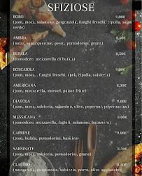 Carte du Bar Pizzeria Titus à Sarsina