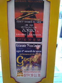 Ristorante Pizza Cowboy à Guidonia Montecelio menu