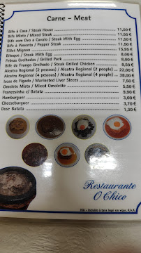 O Chico em Angra do Heroísmo menu n° 7