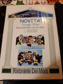Ristorante del Moro à Occimiano carte