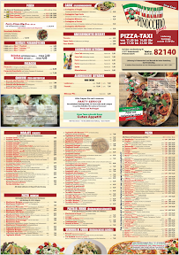 Menu du Pizzeria Pinocchio à Grevenbroich