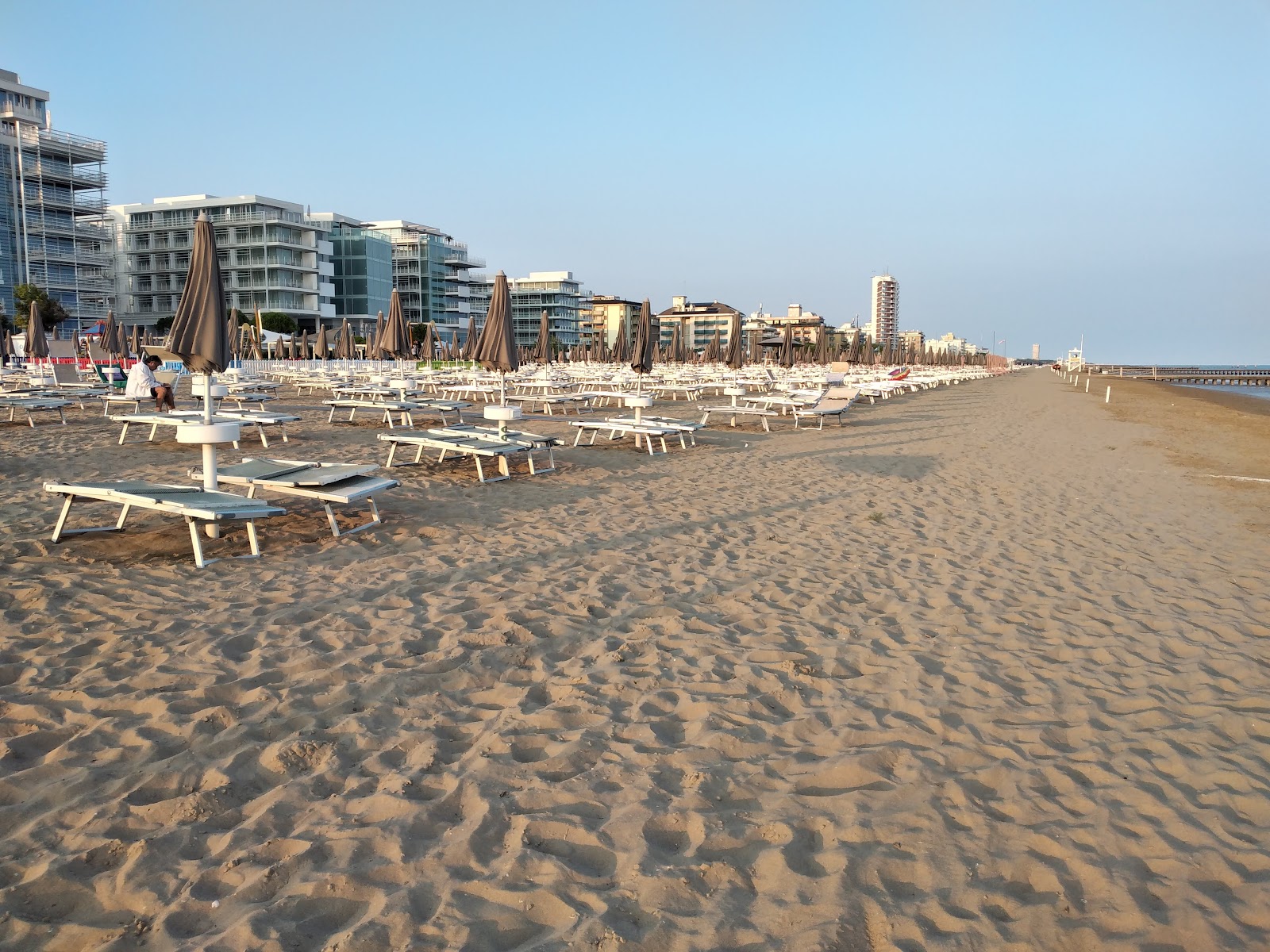 Zdjęcie Plaża Libera Jesolo z proste i długie