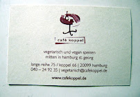 Café Koppel à Hamburg menu