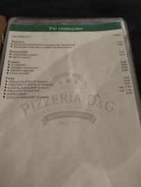 Pizzeria D'&G à Francavilla al Mare carte