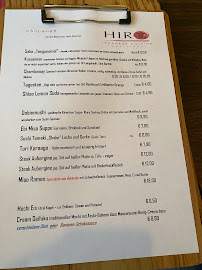 HIRO japanisches Restaurant à Buxheim menu