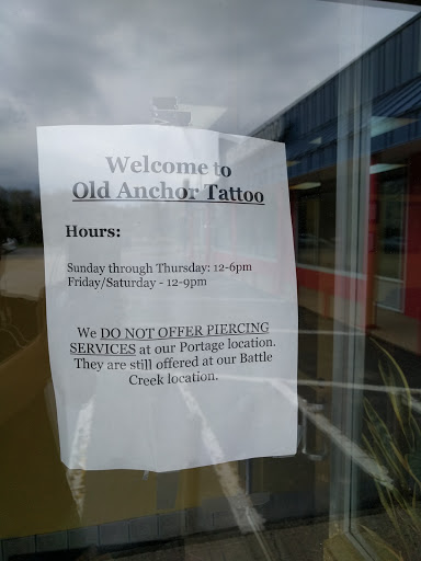 Tattoo Shop «Old Anchor Tattoo Shop», reviews and photos, 7624 S Westnedge Ave, Portage, MI 49002, USA