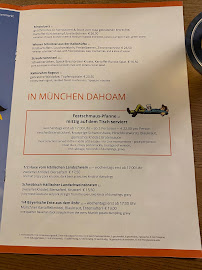 Carte du Wirtshaus Zum Straubinger à Munich