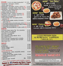 Menu du Pizzeria San Marco, pizze a domicilio e per asporto à Trieste