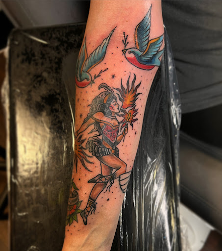 Explore orion tattoo ideas, creative tattoo ideas in Medina, available at Greasers Ink