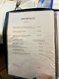 Trattoria dal Billy à Manarola menu