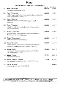 Pizzeria De Mario à Echternacherbrück carte