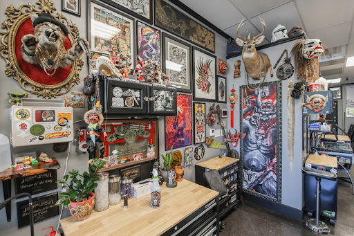 Explore tattoo ideas for my son's name, creative tattoo ideas in Stockton, available at Tall Tales Tattoo