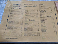 Carte du Bar Pizzeria La Foce à La Spezia