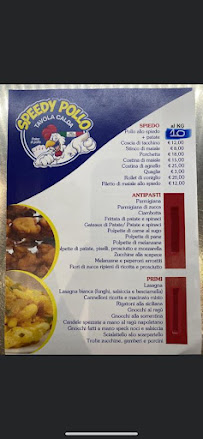 Restaurant de volaille Speedy Pollo à Cava de' Tirreni (la carte)