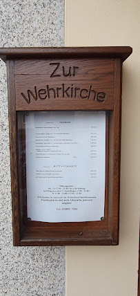 Menu du Gaststätte Zur Wehrkirche à Horka