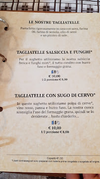 La Miniera Dei Sapori Mocheni à Sant'Orsola Terme menu